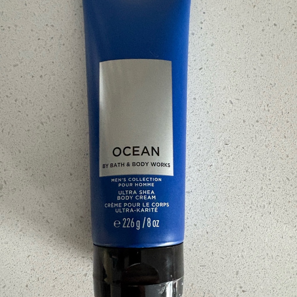 Bath & Body Works Ocean Men's Moisturizer - Blue and Black
